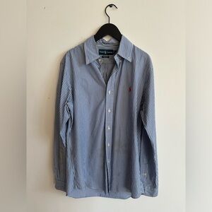 Ralph Lauren Men’s stripped button down shirt size Small